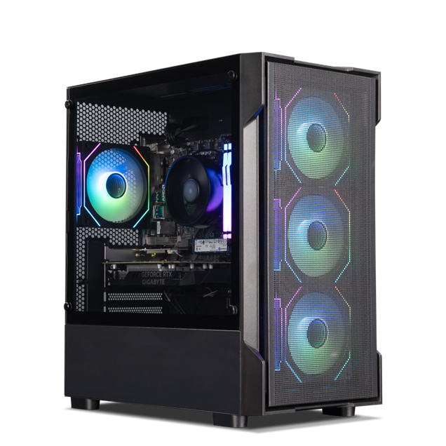 Horizon Ryzen 5 RTX 5060 Pre-built Gaming PC in Black